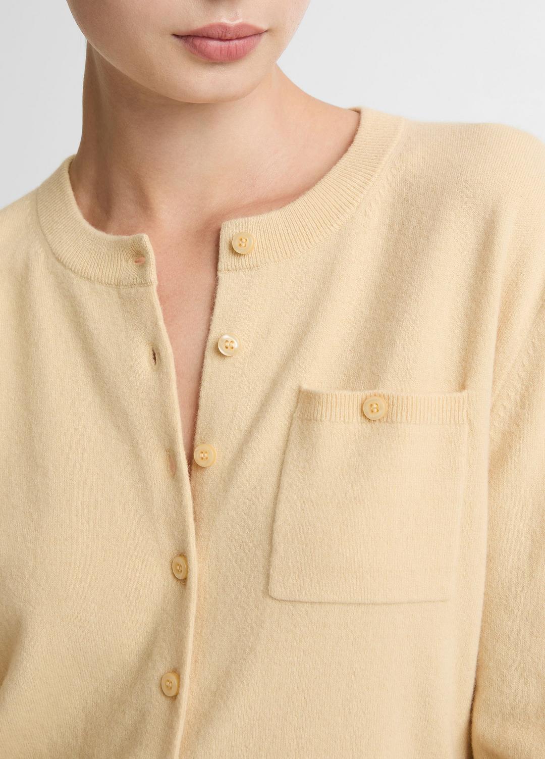 Wool & Cashmere-Blend Pocket Cardigan in Cardigans