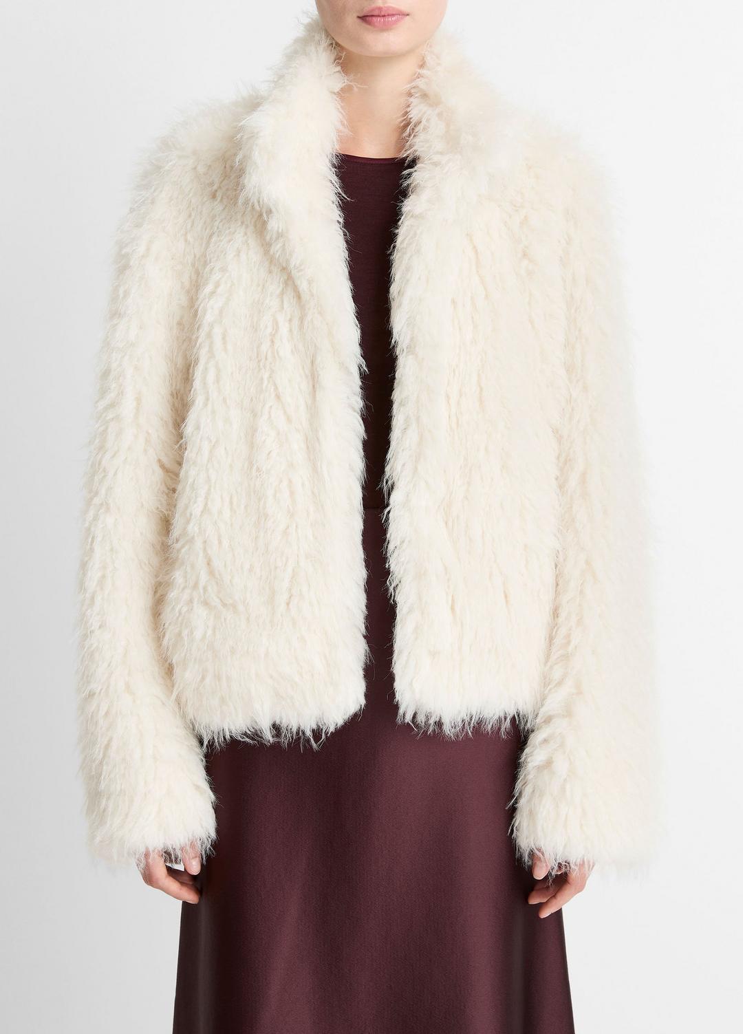 Shaggy Faux-Fur Jacket in Jackets