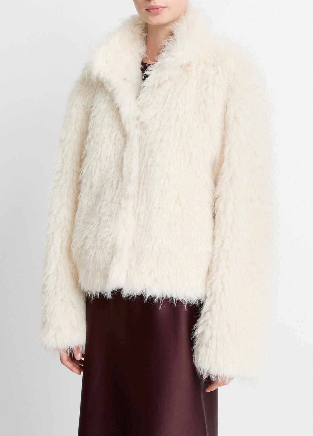 Shaggy Faux-Fur Jacket in Jackets