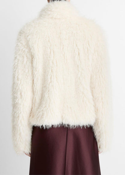 Shaggy Faux-Fur Jacket in Jackets