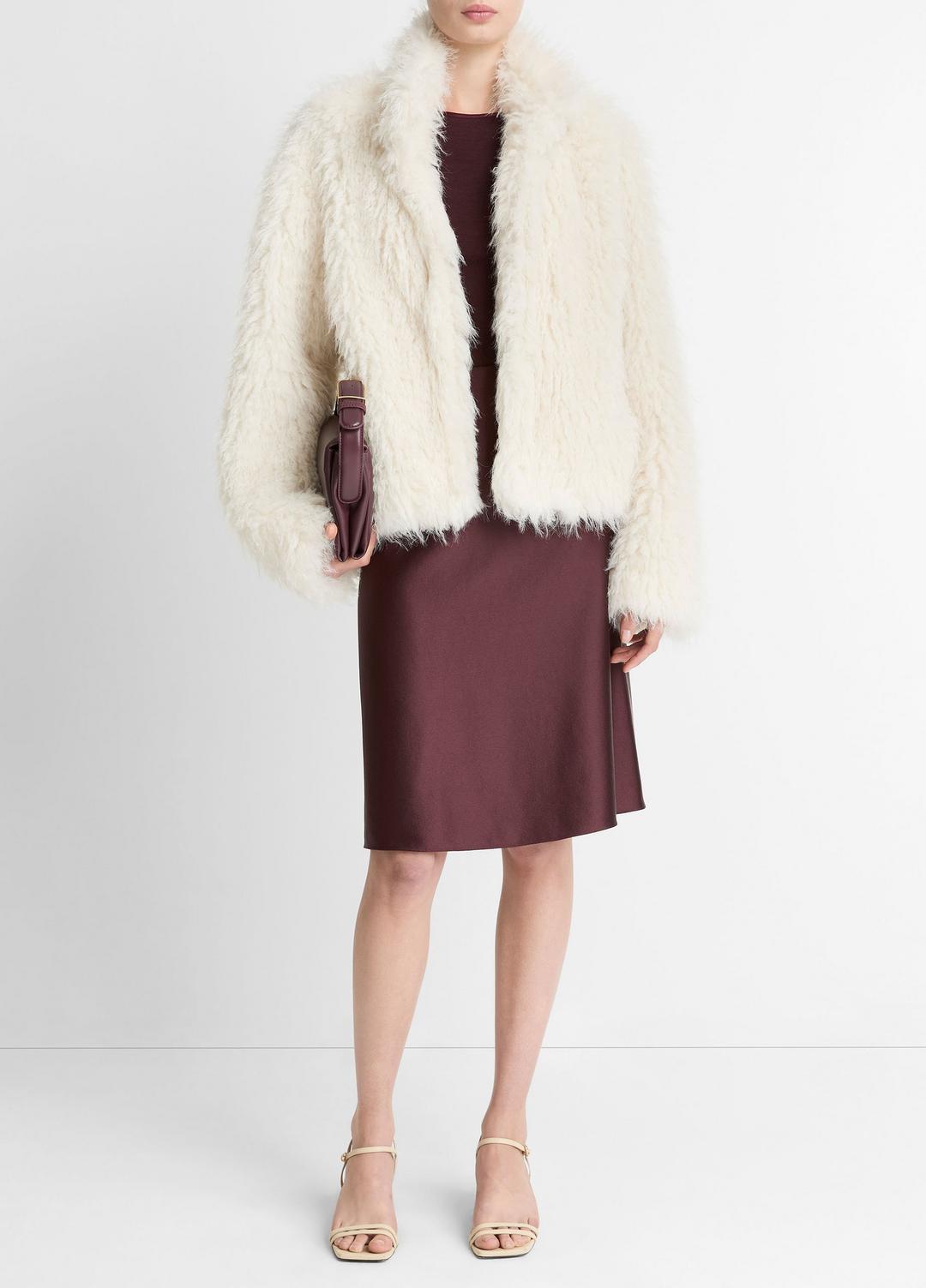 Shaggy Faux-Fur Jacket in Jackets