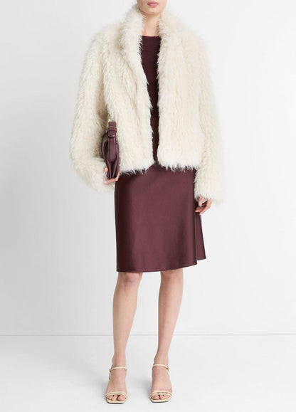 Shaggy Faux-Fur Jacket in Jackets