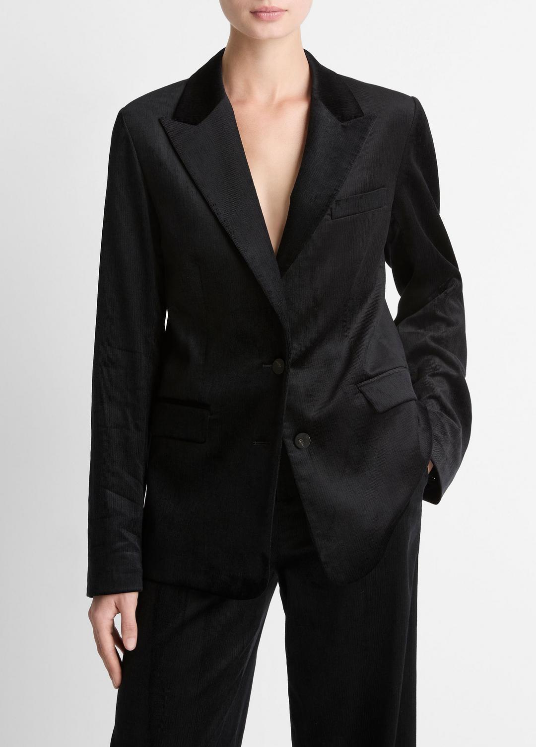 Italian Velvet Blazer in Blazers