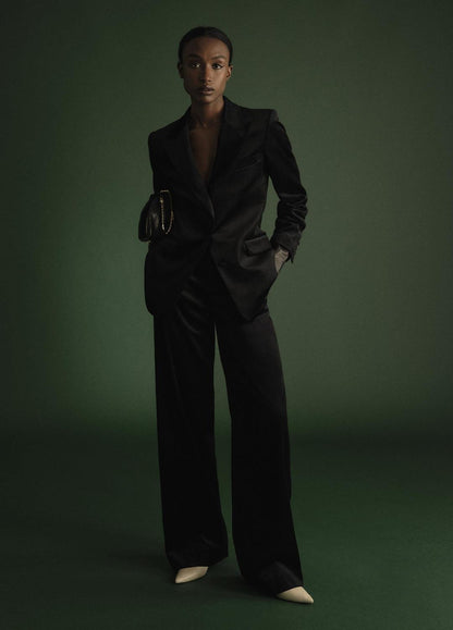 Italian Velvet Blazer in Blazers