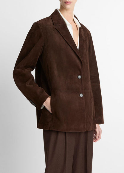 Suede Blazer in Blazers