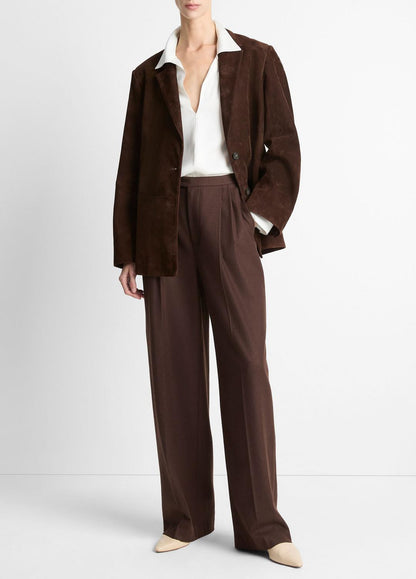 Suede Blazer in Blazers