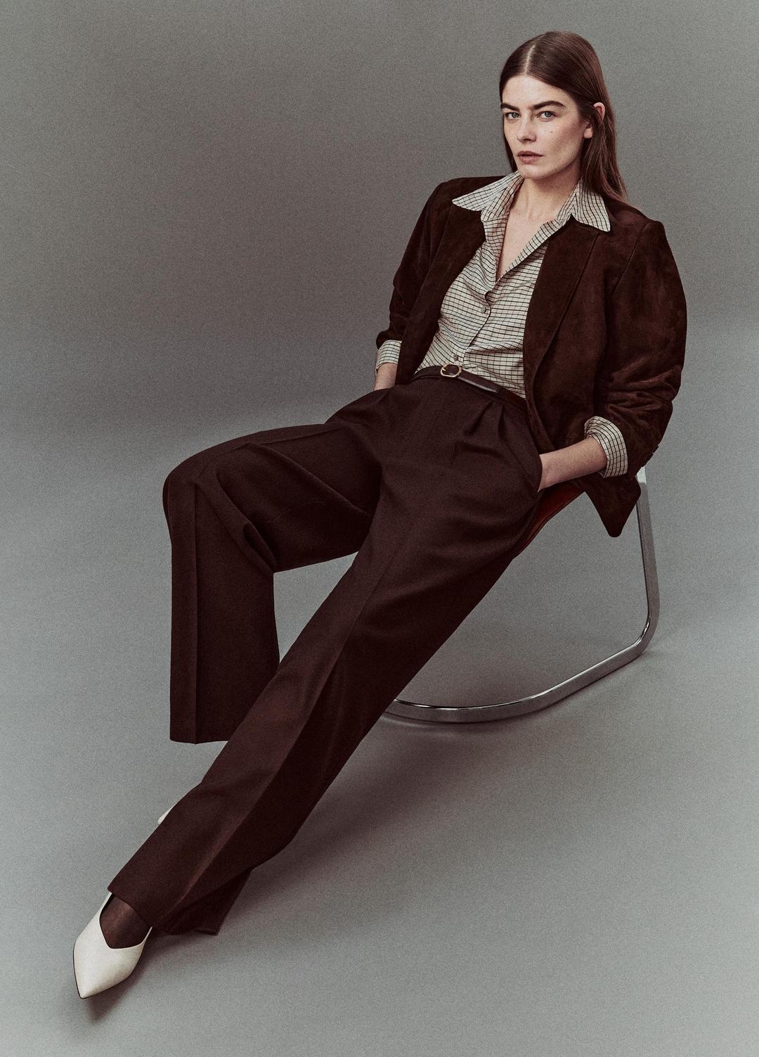 Suede Blazer in Blazers