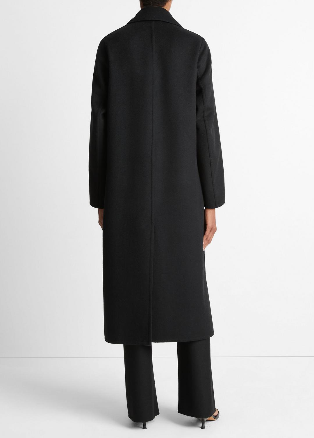 Wool-Blend Single-Breasted Coat in Coats