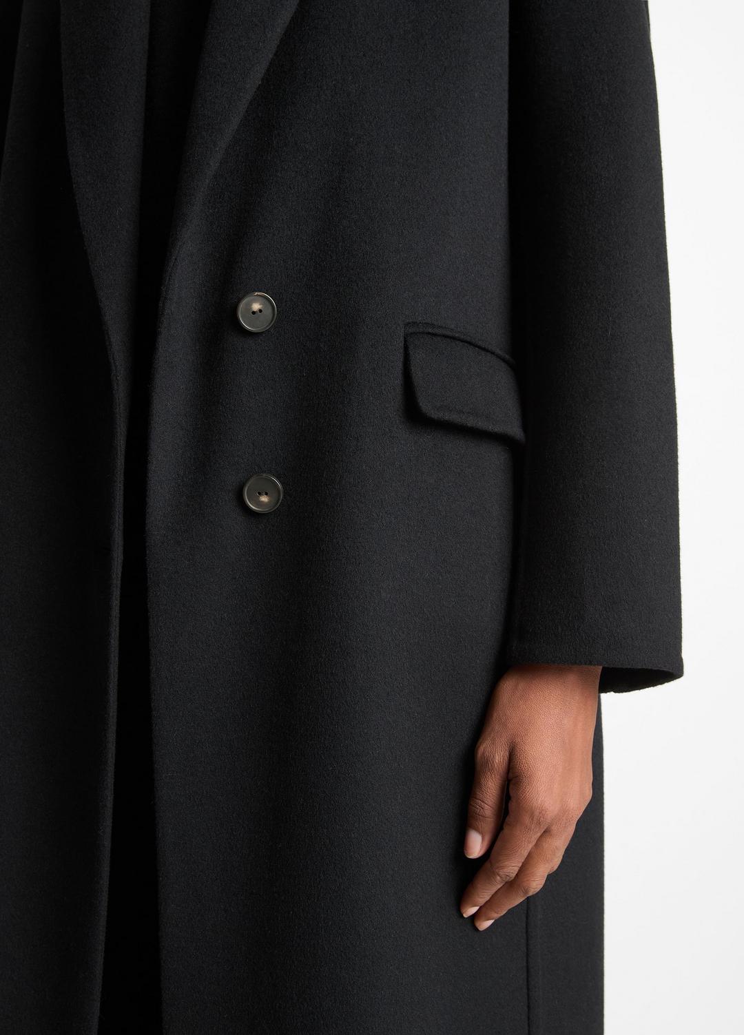 Wool-Blend Single-Breasted Coat in Coats