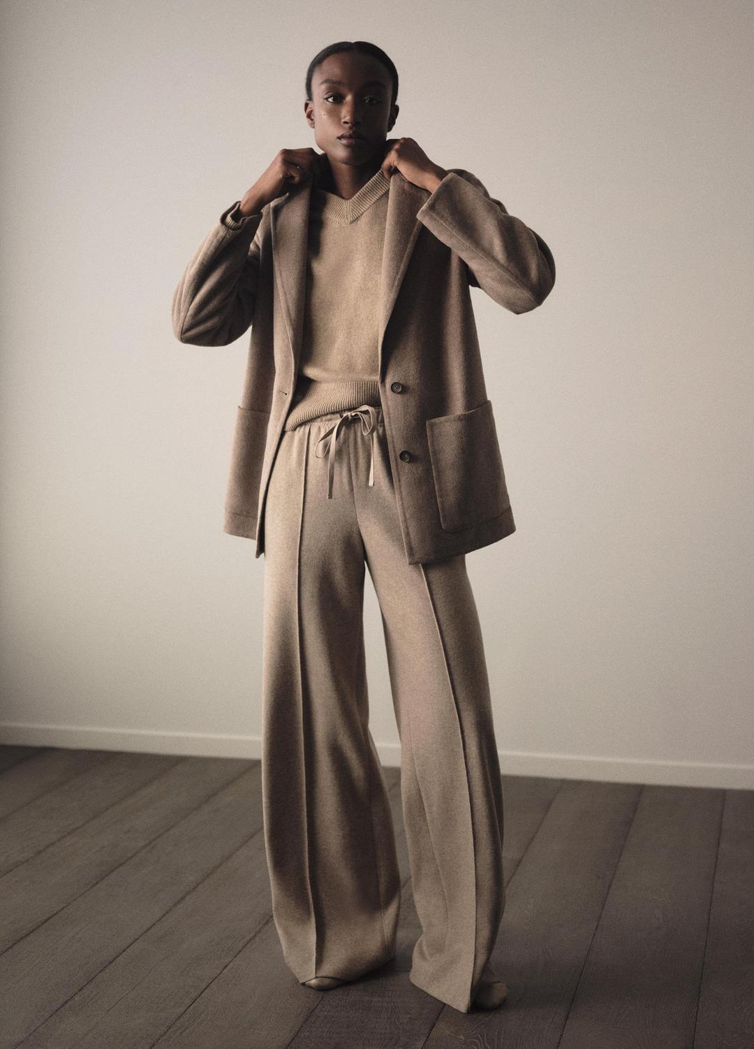 Double-Face Wool & Cashmere-Blend Blazer in Blazers