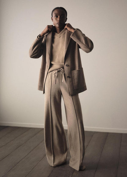 Double-Face Wool & Cashmere-Blend Blazer in Blazers