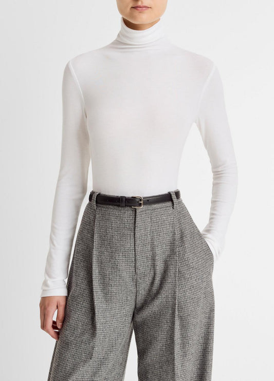 Essential Long-Sleeve Turtleneck Top in Long Sleeve