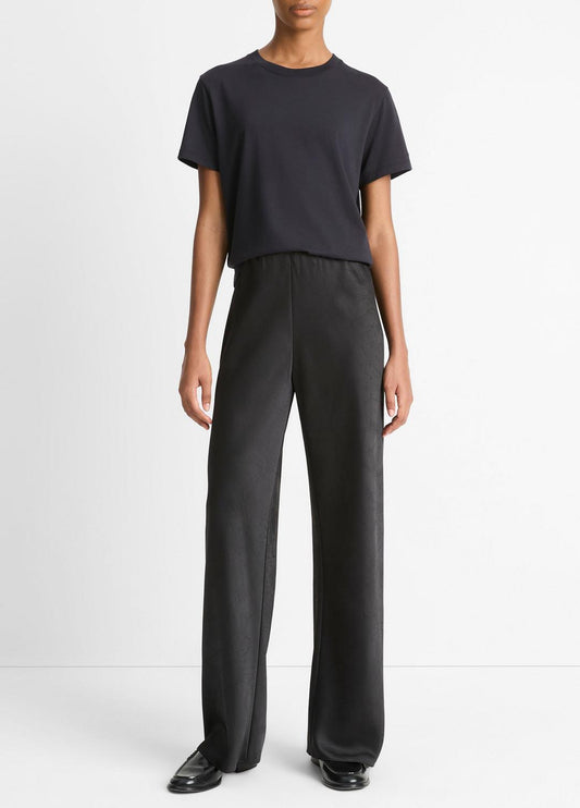 Pima Cotton Crew Neck T-Shirt in Short Sleeve