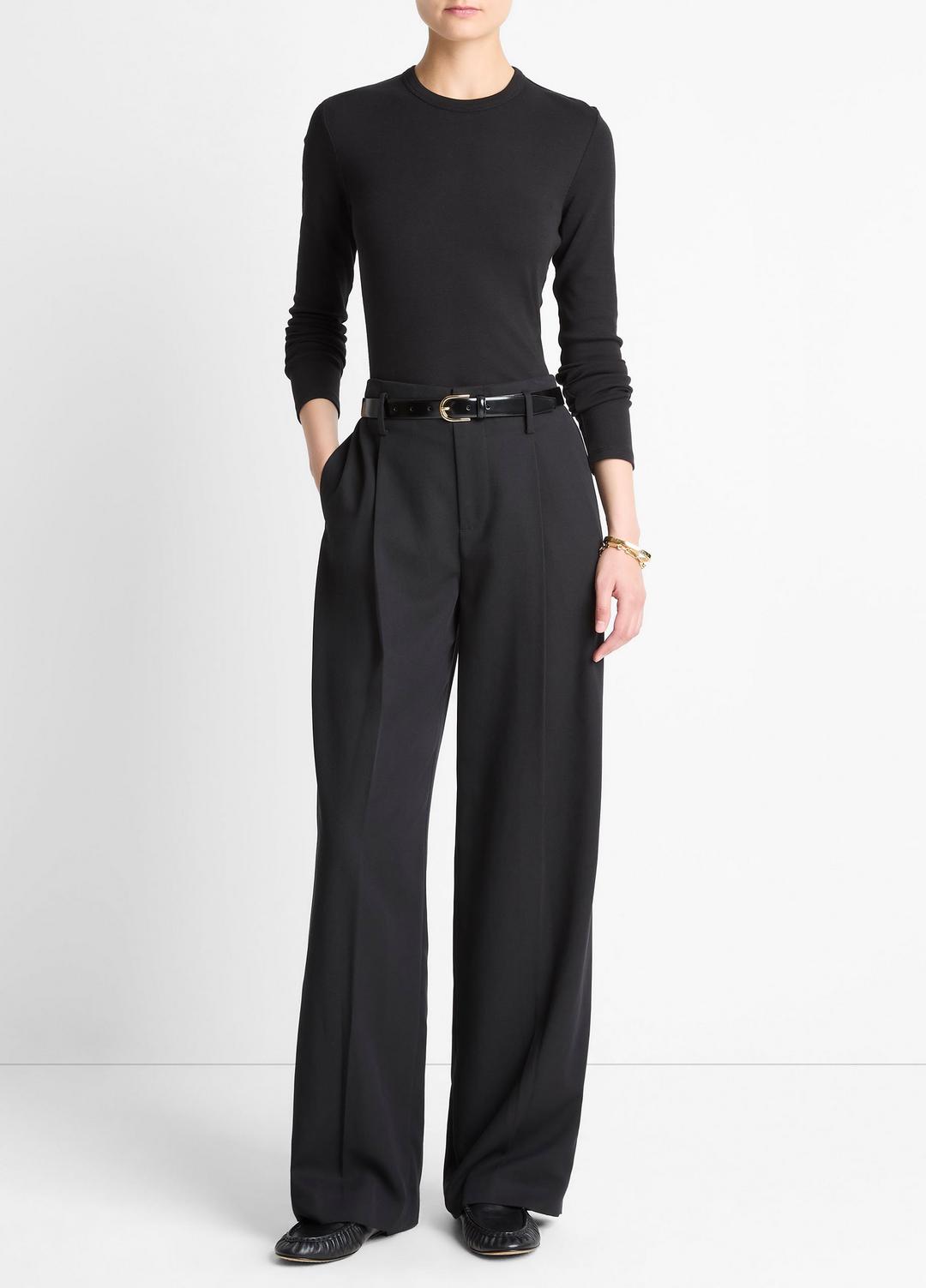 Essential Pima Cotton-Blend Long-Sleeve T-Shirt in Long Sleeve