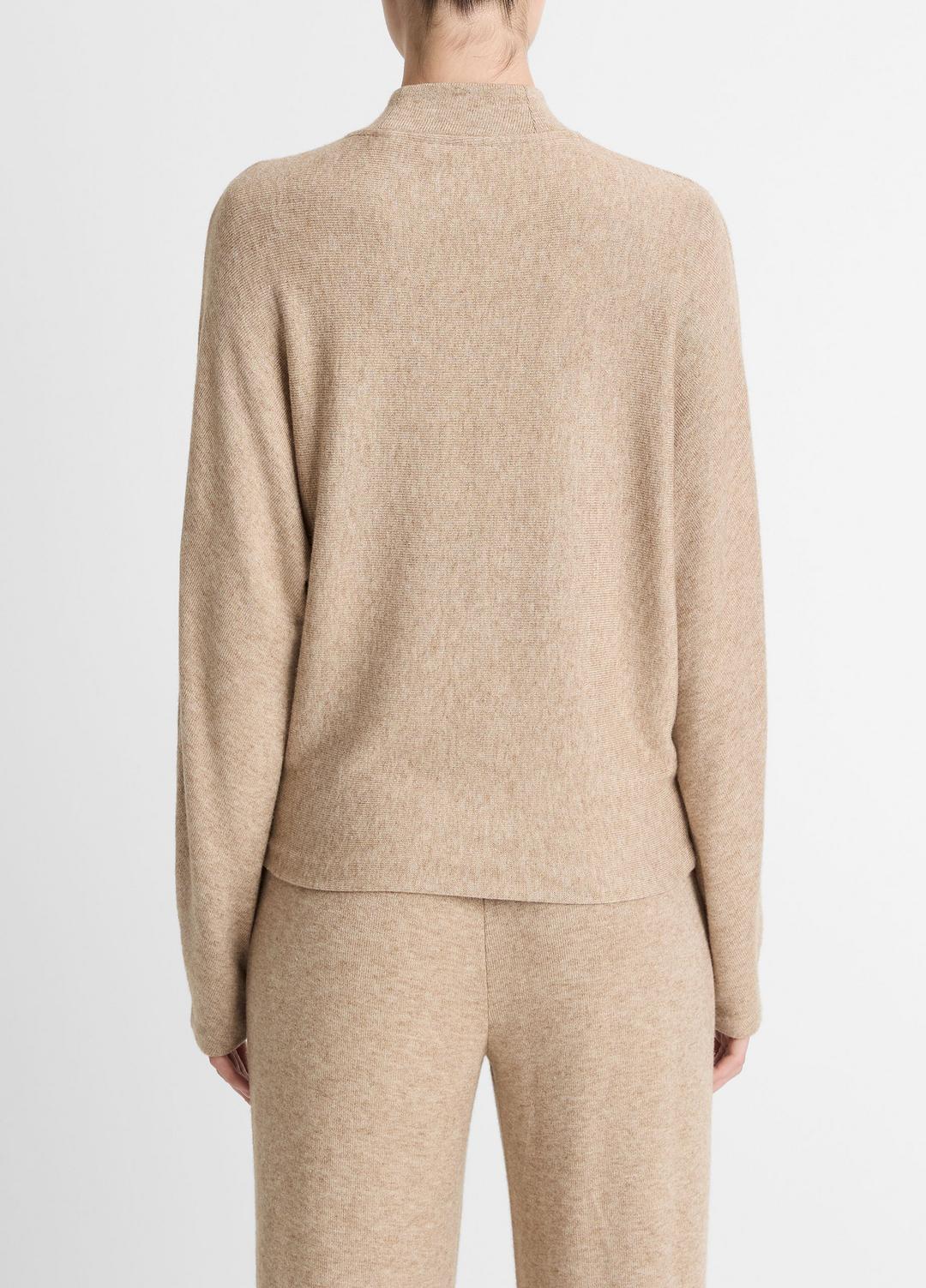 Cozy Dolman-Sleeve Mock-Neck Top in Long Sleeve