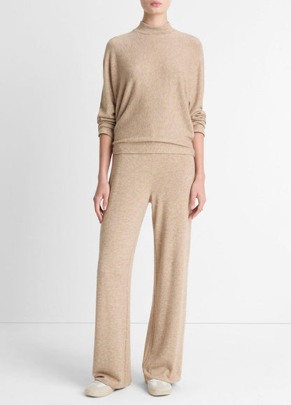 Cozy Dolman-Sleeve Mock-Neck Top in Long Sleeve
