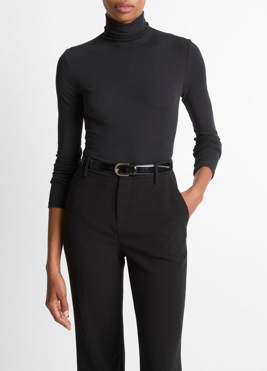 Essential Long-Sleeve Turtleneck Top in Long Sleeve