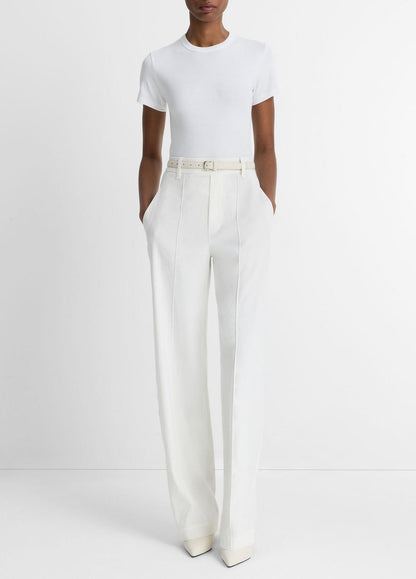 Pima Cotton-Blend '90s Shrunken T-Shirt in Short Sleeve