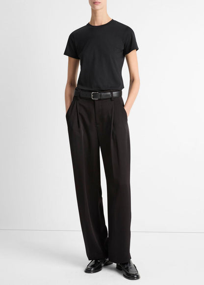Essential Pima Cotton Crew Neck T-Shirt in Short Sleeve