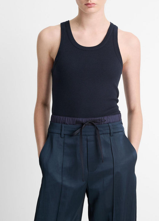 Ribbed Scoop-Neck Tank in Tank Tops