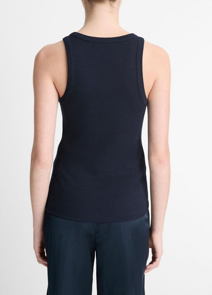 Ribbed Scoop-Neck Tank in Tank Tops
