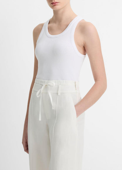 Ribbed Scoop-Neck Tank in Tank Tops