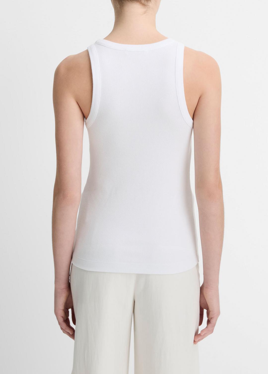 Ribbed Scoop-Neck Tank in Tank Tops