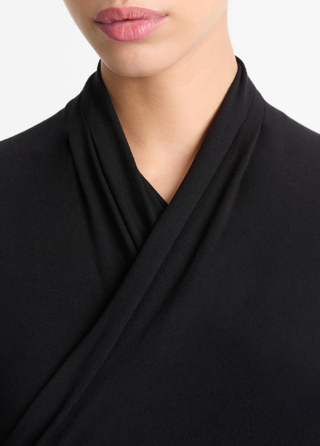 Fixed Wrap Long-Sleeve Top in Long Sleeve
