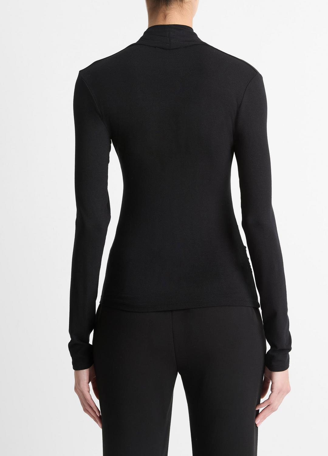 Fixed Wrap Long-Sleeve Top in Long Sleeve