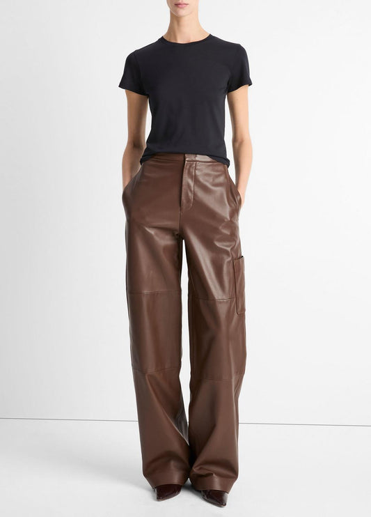 Essential Pima Cotton Crew Neck T-Shirt in Short Sleeve