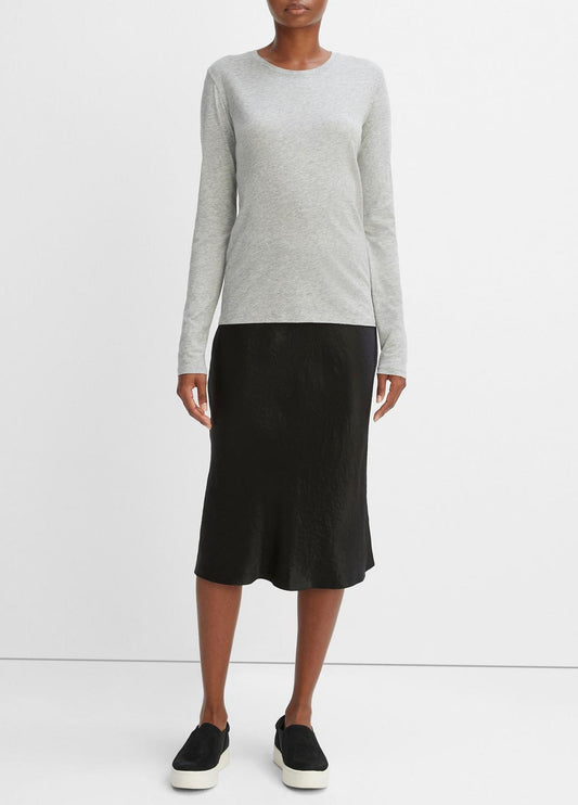Essential Long Sleeve Crew Neck T-Shirt in Long Sleeve