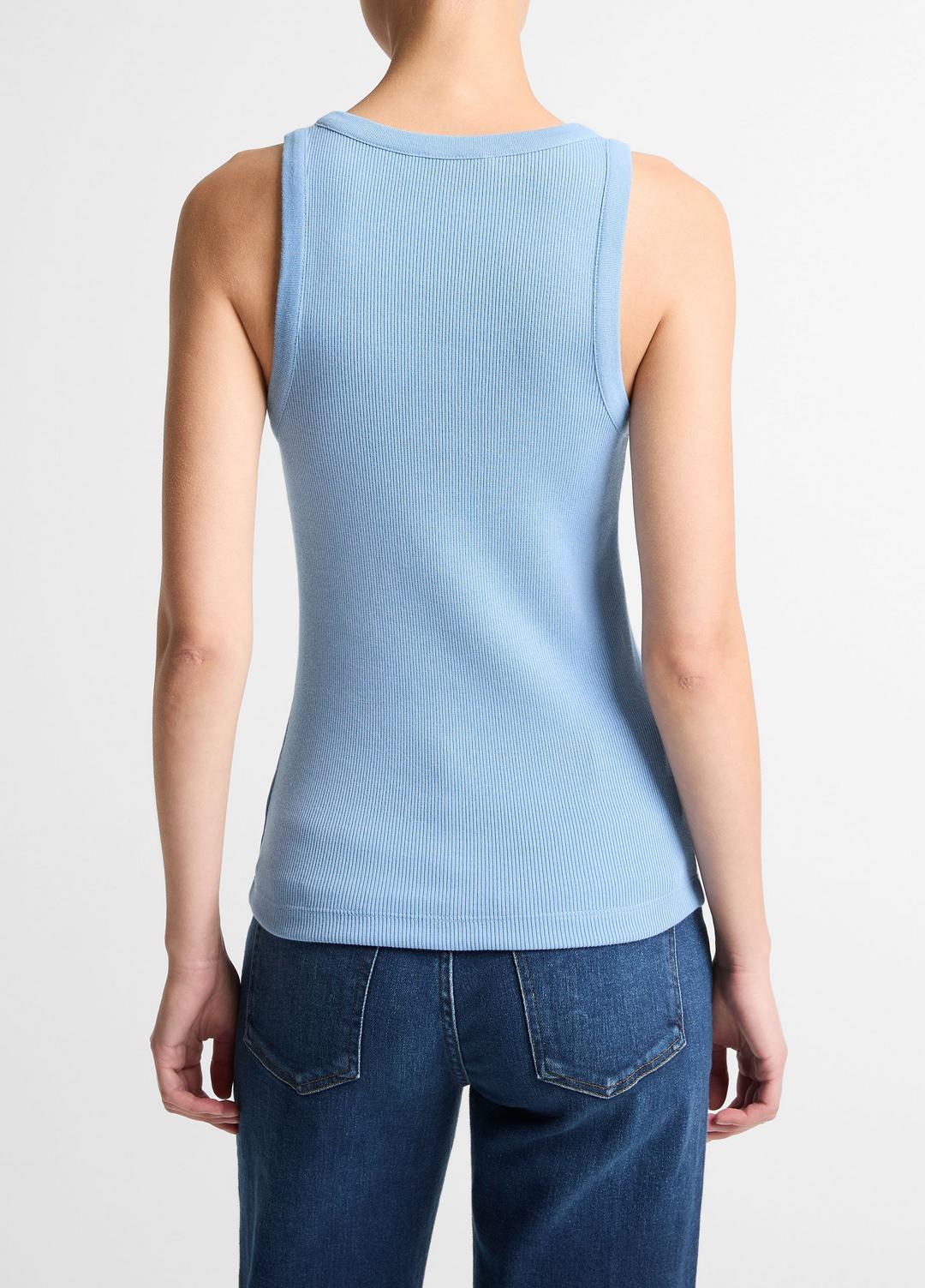 Ribbed Scoop-Neck Tank in Tank Tops