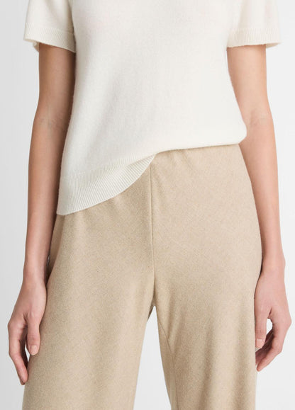 Italian Wool-Blend High-Waist Bias Pant in Trousers