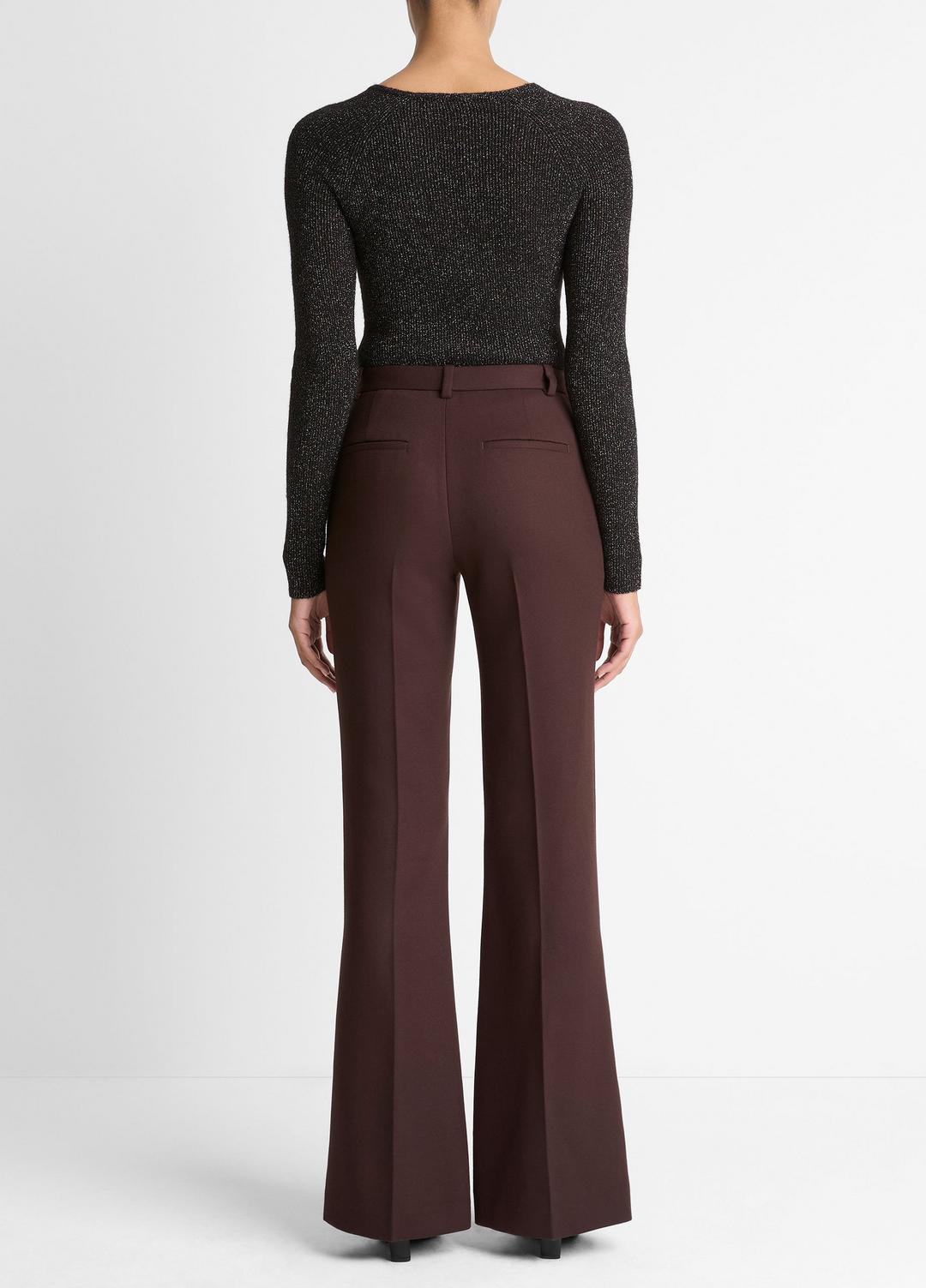 Sculptural Flare Trouser in Trousers