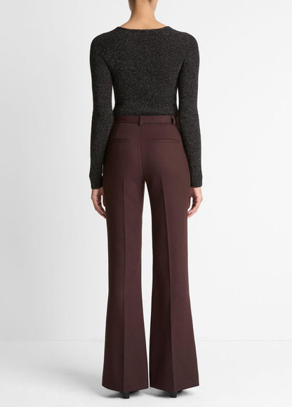 Sculptural Flare Trouser in Trousers