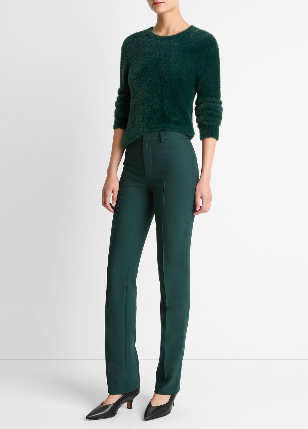 Cotton-Blend Slim Cigarette Pant in Trousers