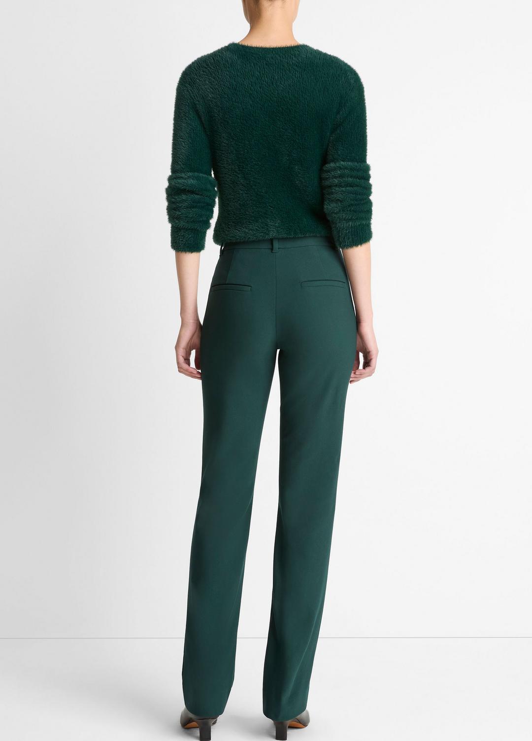 Cotton-Blend Slim Cigarette Pant in Trousers