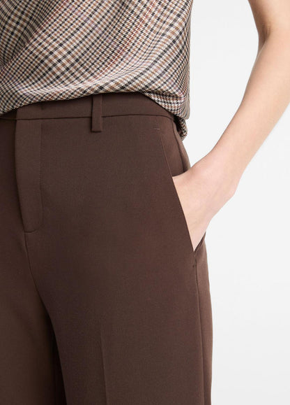 Mid-Rise Tailored Flare Pant in Trousers