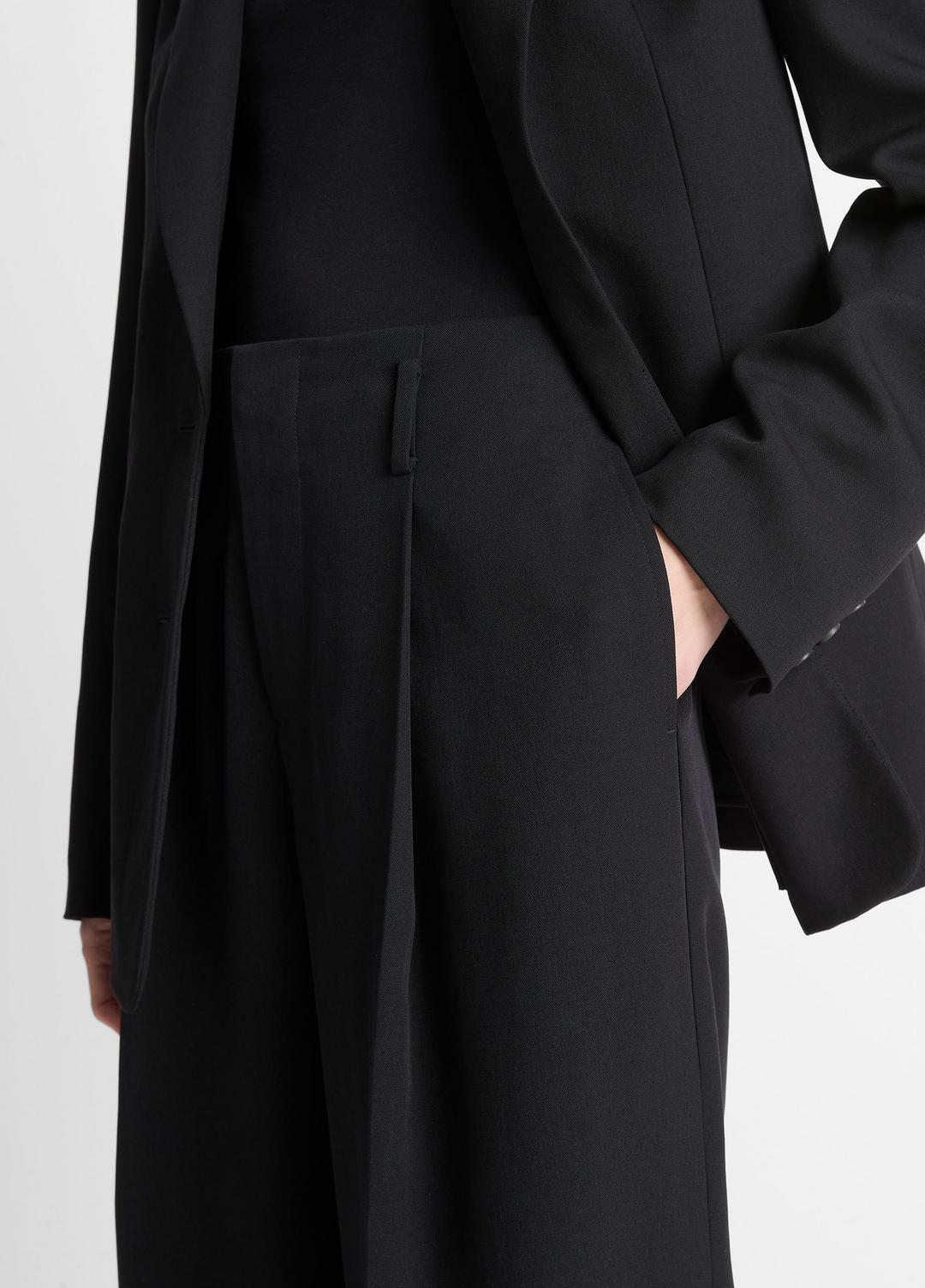 High-Waist Pleated Trouser in Trousers