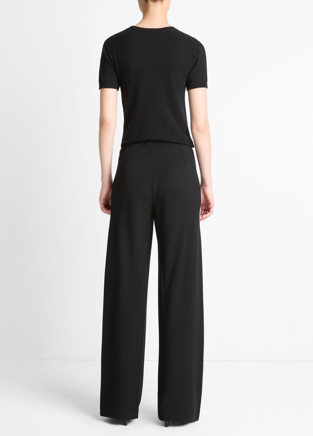 Colette High-Rise Crepe Bias Pant in Trousers