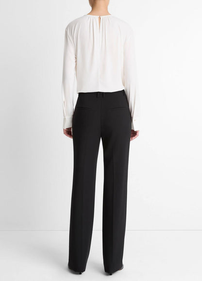 Mid-Rise Tailored Flare Pant in Trousers