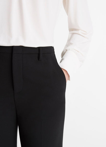 Mid-Rise Tailored Flare Pant in Trousers