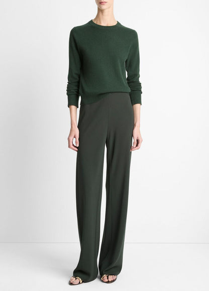 Colette High-Rise Crepe Bias Pant in Trousers
