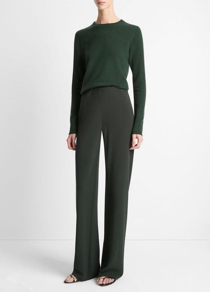 Colette High-Rise Crepe Bias Pant in Trousers
