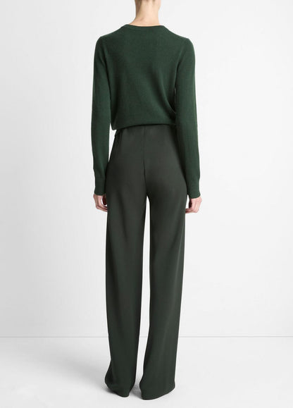 Colette High-Rise Crepe Bias Pant in Trousers