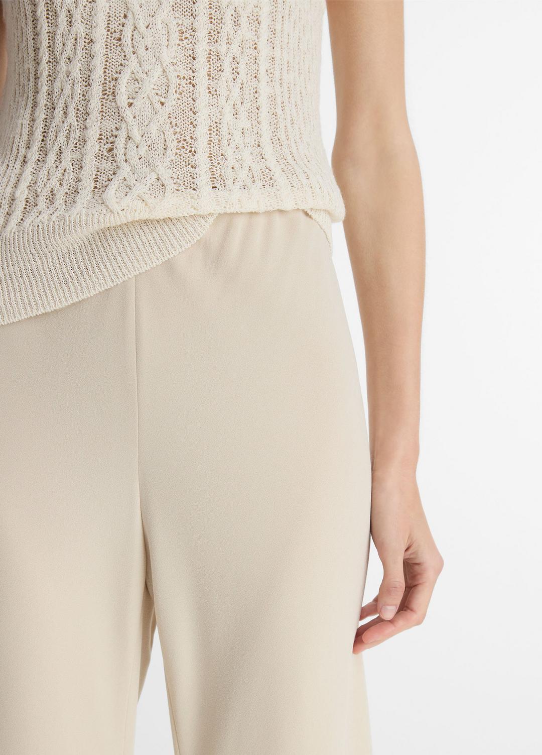 Colette High-Rise Crepe Bias Pant in Trousers