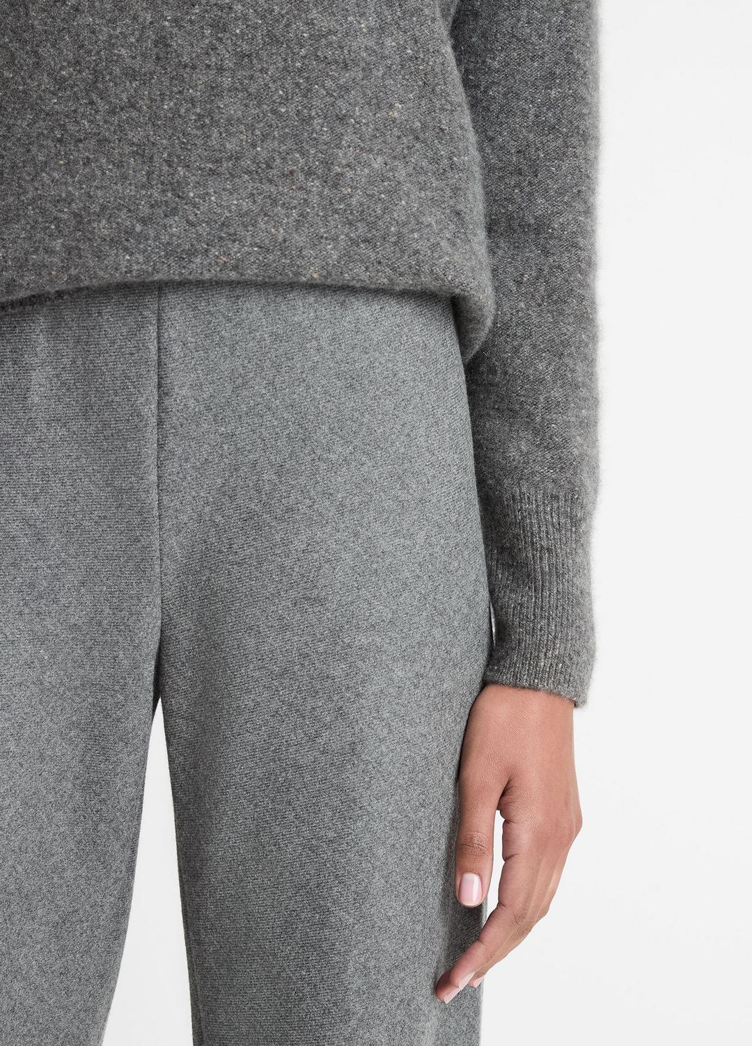 Italian Wool-Blend High-Waist Bias Pant in Trousers