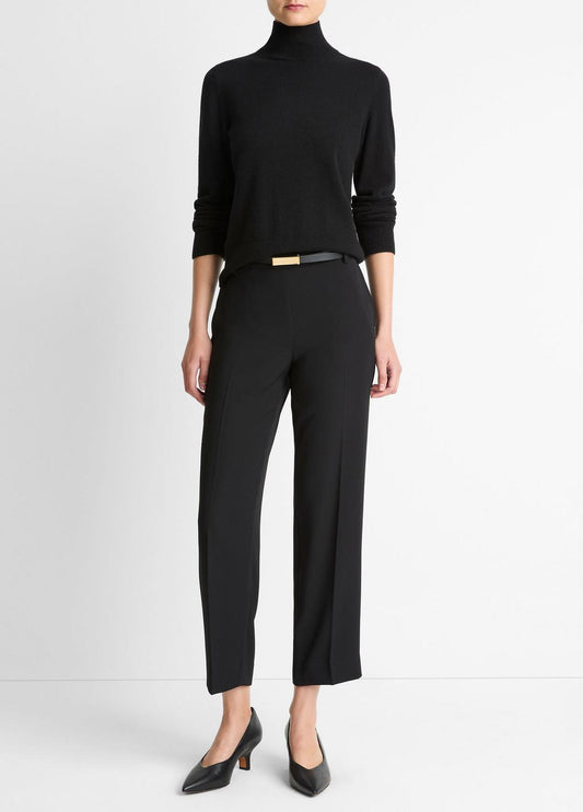 Crepe Tapered Pull-On Pant in Trousers