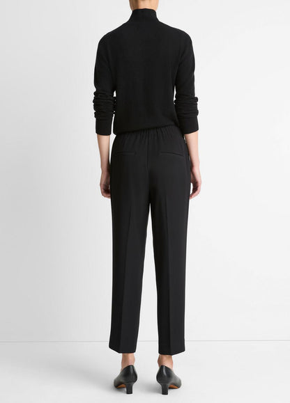 Crepe Tapered Pull-On Pant in Trousers