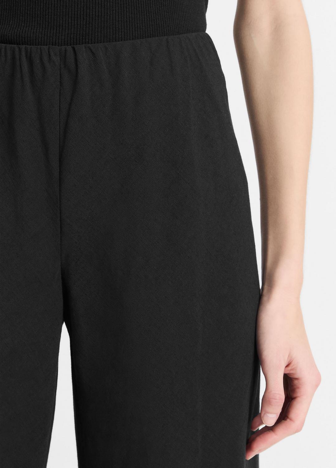 Cotton-Blend High-Waist Bias Pant in Trousers